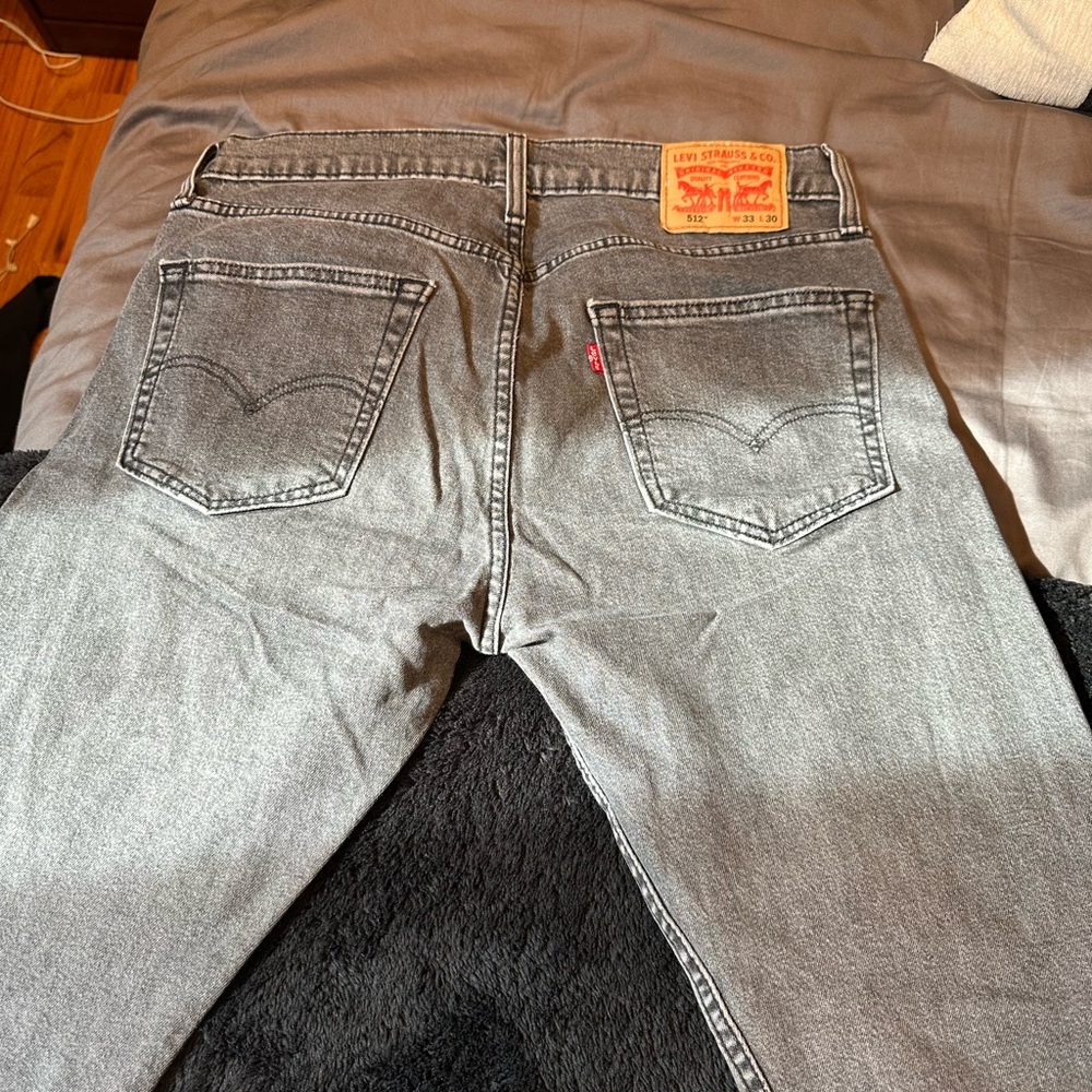 Levis 512 Grey Size 33x30